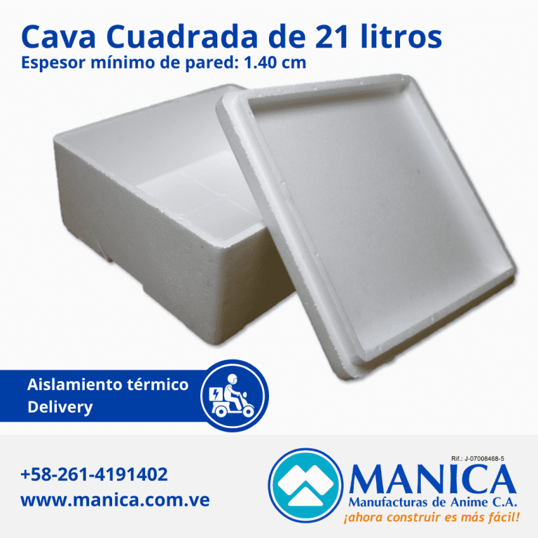 CAVA CUADRADA DE 21 LITROS 2 2