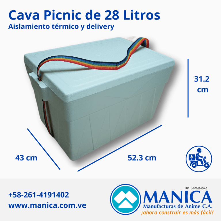 CAVA PICNIC DE 28 LITROS MANICA
