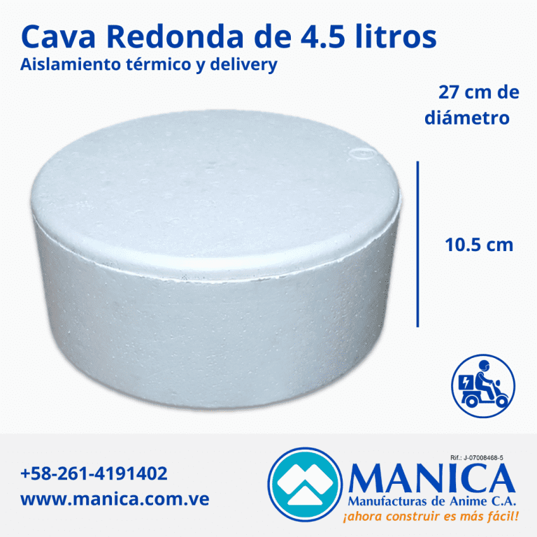 CAVA REDONDA DE 4.5 LITROS