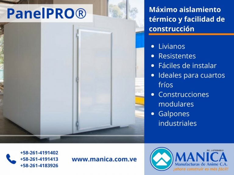 2 PANELPRO MANICA BENEFICIOS