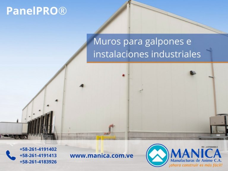 9 PANELPRO MANICA MUROS GALPONES NAVES INDUSTRIALES